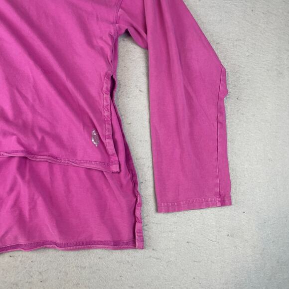 Free People Movement Magenta Disco Womens Sz S Shirt Long Sleeve - Picture 3 of 12